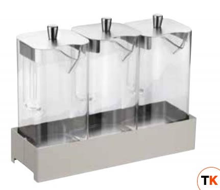 Диспенсер для сыпучих продуктов CALEIDO 3-х секц. 39х12,8х30см, 518B9618 - Pintinox - 387634
