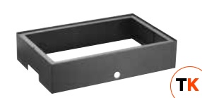 База средняя CALEIDO 57х36,7см h12,5см, сталь, цвет Gris 518D0002 - Pintinox - 387936