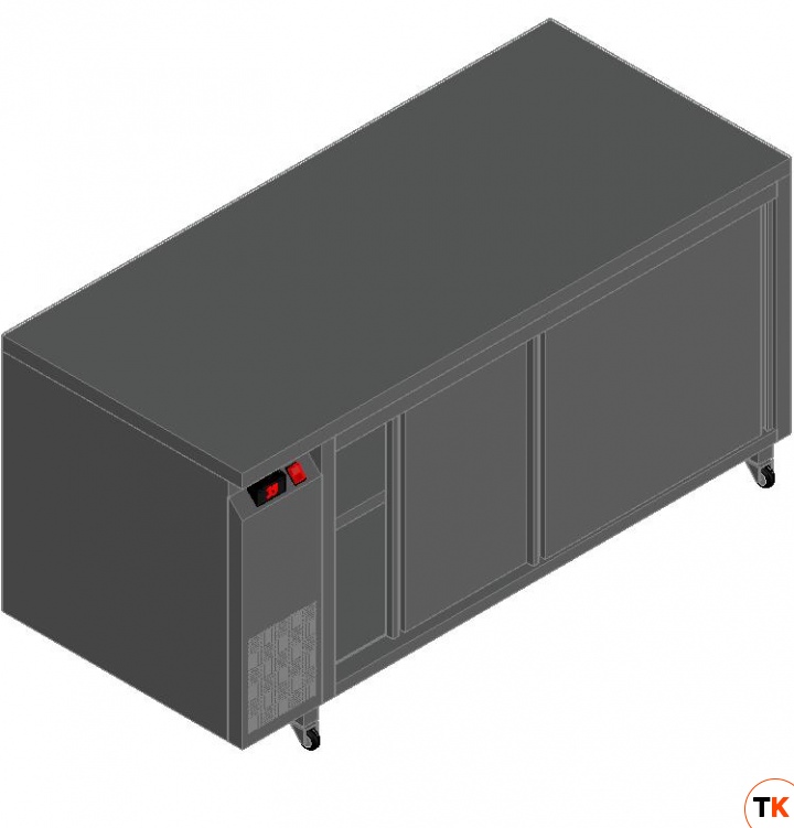 СТОЛ С ТЕПЛОВЫМ ШКАФОМ HICOLD TST430 16 GN O М - Hicold - 213713