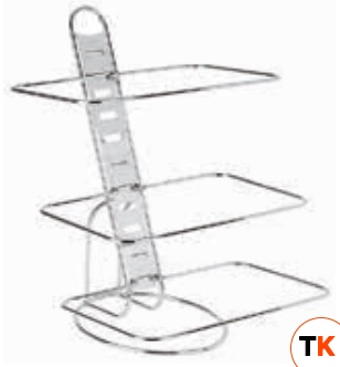 Подставка для корзин 52x59x66 см, металл 41403-04 - Paderno - 388529