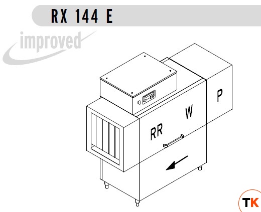 МАШИНА ПОСУДОМОЕЧНАЯ DIHR RX 144 DX+DDE+XP+DR64 - Dihr - 200942