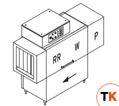 МАШИНА ПОСУДОМОЕЧНАЯ DIHR RX 144 SX+HR10+DR69 - Dihr - 388950
