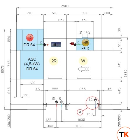 МАШИНА ПОСУДОМОЕЧНАЯ DIHR RX 246 SX+DDE+DR64+HR10 - Dihr - 144609