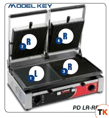 ГРИЛЬ КОНТАКТНЫЙ SIRMAN PD LR-LR TIMER - Sirman - 389999