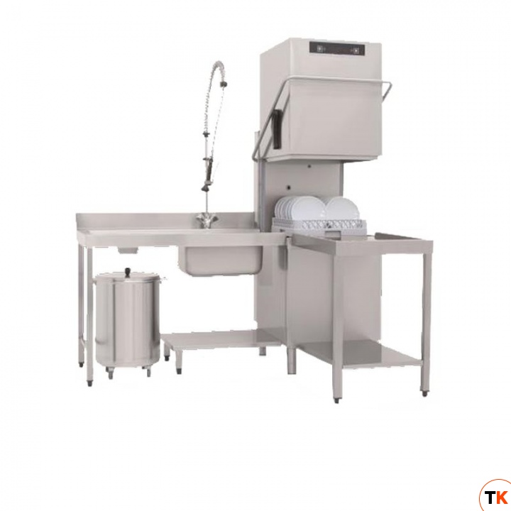 МАШИНА ПОСУДОМОЕЧНАЯ КУПОЛЬНАЯ APACH CHEF LINE LHTT5060 RP DD DP H NM - Apach Chef Line - 390436