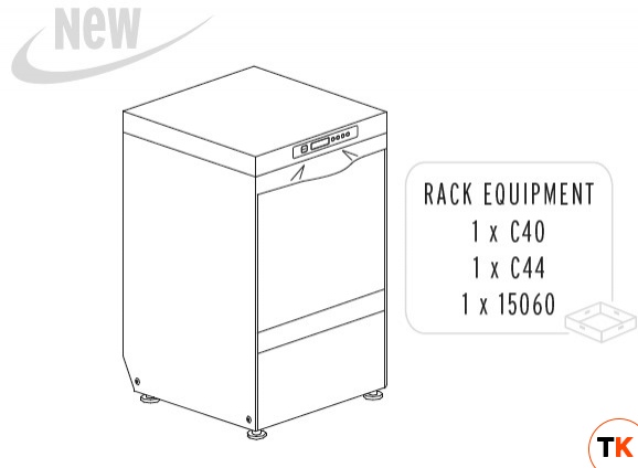 МАШИНА ПОСУДОМОЕЧНАЯ DIHR ELECTRON2 600 - Dihr - 391116