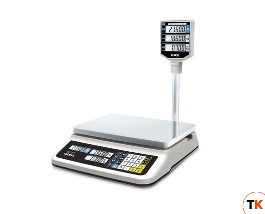 ВЕСЫ ЭЛ.ТОРГОВЫЕ CAS PR-06 P (LCD, II) - CAS - 181285