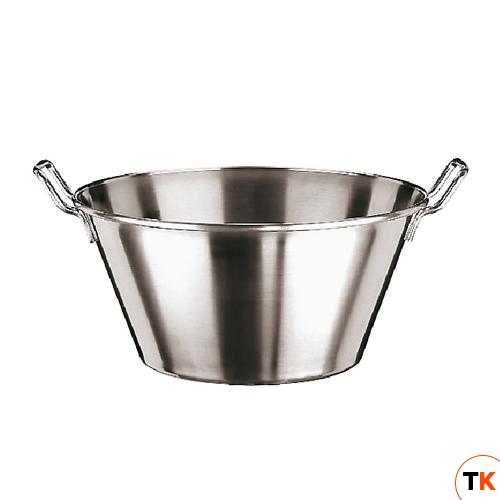 Миска коническая 24,5л d45см h22,5см, с ручками, нерж.сталь 11955-45 - Paderno - 362263