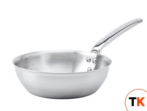 Сковорода d 24см 3л, h7,5cm, глубокая, серия Alchimy, нерж.сталь 3603.24 - DE BUYER - 379260
