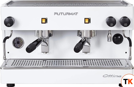 КОФЕМАШИНА QUALITY ESPRESSO ПОЛУАВТОМАТ OTTIMA EVO FUTURMAT 2G БЕЛАЯ MTF082H - QUALITY ESPRESSO - 383117