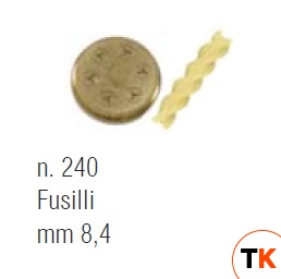 ПРЕСС-ФОРМА SIRMAN FUSILLI 8.4 MM 3P 28180240 - Sirman - 203542