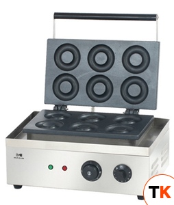 ВАФЕЛЬНИЦА ДЛЯ ПОНЧИКОВ HURAKAN HKN-GES6D - Hurakan - 165265