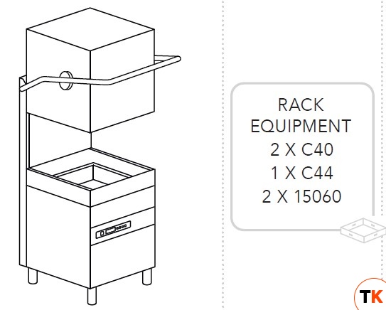 МАШИНА ПОСУДОМОЕЧНАЯ DIHR HT 12 ELECTRON+XP+PS - Dihr - 396498