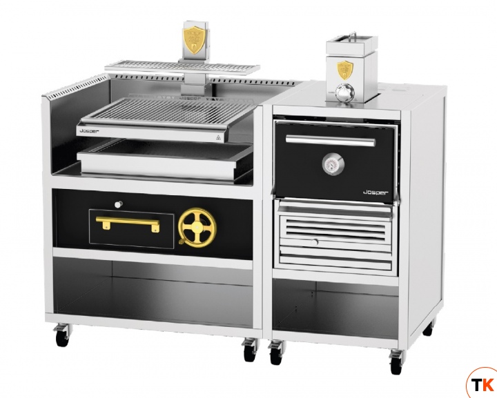 ГРИЛЬ-ПЕЧЬ КОМБИНИРОВАННАЯ JOSPER COMBO CVJ-76-1-1-PRO-S - JOSPER - 396546