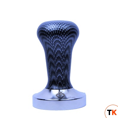 Темпер д/кофе d58мм «Ergo Graphic», цвет Carbon Silver, нерж. сталь 1245001_1101580 - Asso Coffee - 368305