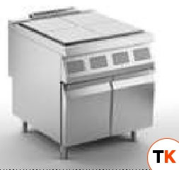 ПЛИТА СО СПЛОШНОЙ ПОВЕРХНОСТЬЮ ЭЛЕКТРИЧЕСКАЯ 900 СЕРИИ APACH CHEF LINE SLRSTE89CSEC - Apach Chef Line - 398091
