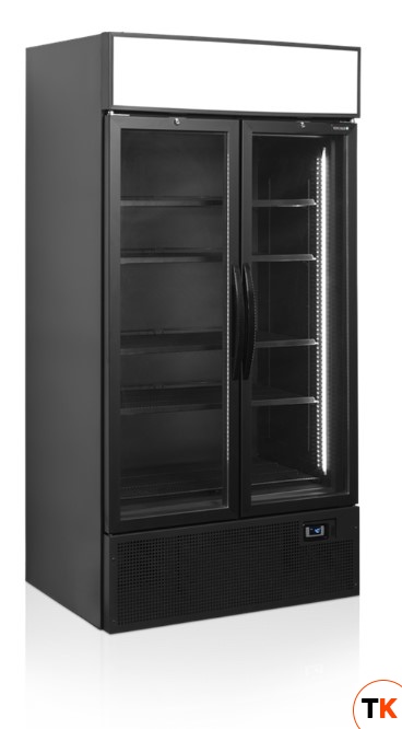ШКАФ ХОЛОДИЛЬНЫЙ СО СТЕКЛОМ TEFCOLD FSC1000H BLACK - Tefcold - 398999