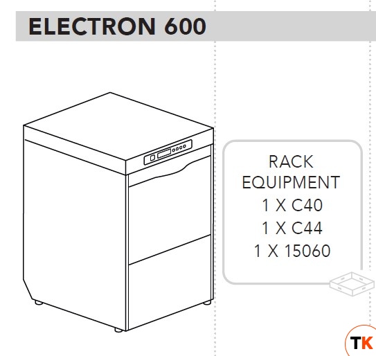 МАШИНА ПОСУДОМОЕЧНАЯ DIHR ELECTRON 600+PS - Dihr - 399658