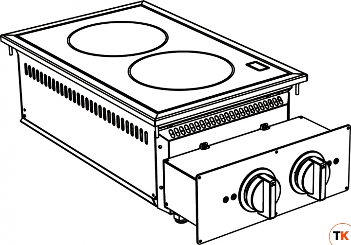 ПЛИТА ИНДУКЦИОННАЯ ВСТРАИВАЕМАЯ 700 СЕРИИ APACH CHEF LINE SLDI7I4R - Apach Chef Line - 400167