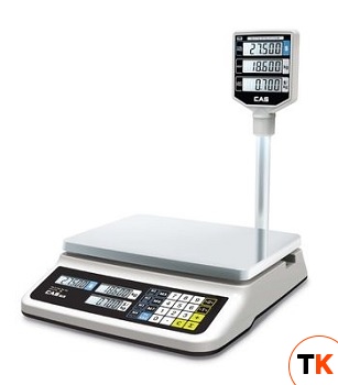 ВЕСЫ ЭЛ.ТОРГОВЫЕ CAS PR-15 P (LCD, II) С USB РАЗЪЕМОМ - CAS - 400278