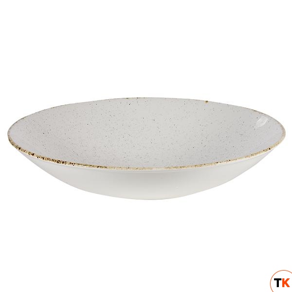 Салатник сервировочный 5,0л d38,5см h8,8см, без борта, Stonecast Buffet, цвет Barley White SHWHAC141 - CHURCHILL - 365781