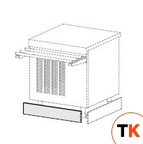 ПЛИНТУС ФРОНТАЛЬНЫЙ SELF 700 APACH CHEF LINE L987804300 - Apach Chef Line - 194438