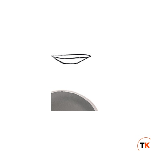Салатник d33см h6,5см, керамика, цвет ANTHRACITE, Reflets d'Argent 963589 - JARS - 365578