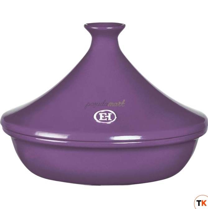 Тажин II d32см 3,5л, керамика, серия Flame, цвет баклажан 563273 - EMILE HENRY - 385547