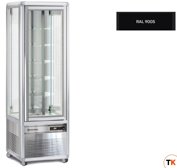 ШКАФ КОНДИТ. ОСТРОВ. TECFRIGO SNELLE 351 R ЧЕРНЫЙ RAL9005+ЗАМОК - Tecfrigo - 402127