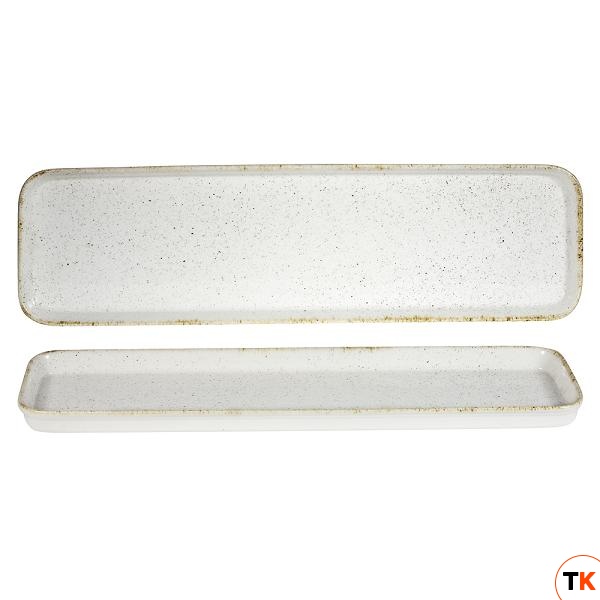 Блюдо сервировочное GN 2/4 53х15см h2,5см 1,4л, Stonecast Hints, цвет Barley White SHWHSLBD1 - CHURCHILL - 358436