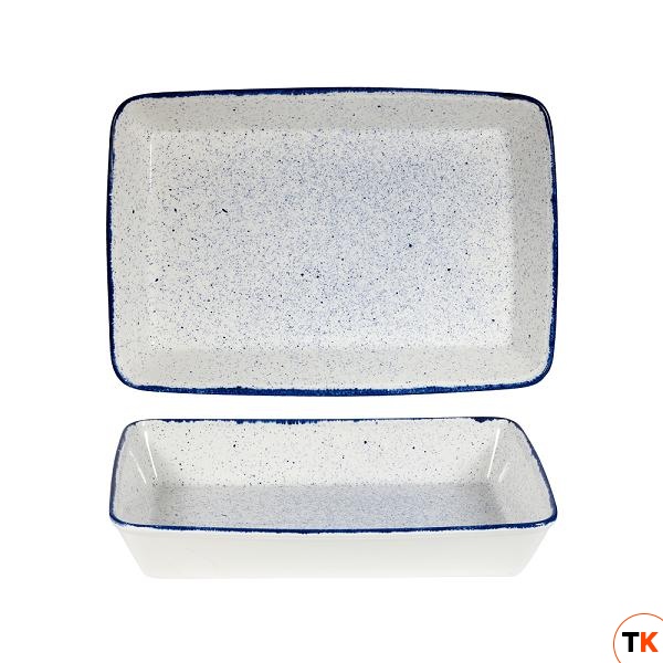 Форма для запекания 38х25см h6,2см 3,5л, Stonecast Hints, цвет Indigo Blue SHBIRLBD1 - CHURCHILL - 369168