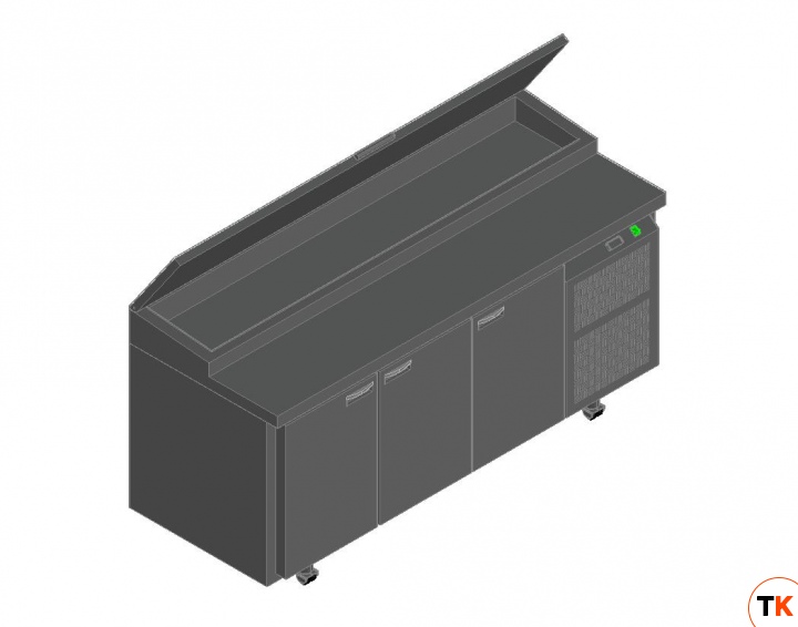СТОЛ ДЛЯ ПИЦЦЫ HICOLD PZ1-111GN (1/3) М - Hicold - 217985