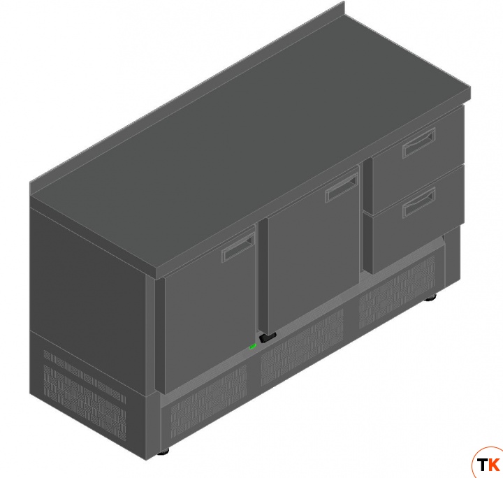 СТОЛ С ОХЛАЖД.ШКАФОМ HICOLD SNES 112/TN О - Hicold - 353776