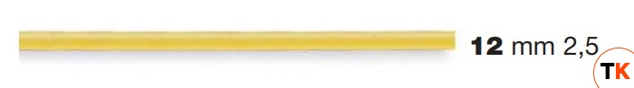 ФОРМА LA MONFERRINA ДЛЯ P6/P12 SPAGHETTI 2.5 MM 12 БРОНЗА - LA MONFERRINA. - 403475