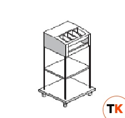ДИСПЕНСЕР ДЛЯ ПОДНОСОВ И СТОЛОВЫХ ПРИБОРОВ APACH CHEF LINE LEDTC711 - Apach Chef Line - 403524