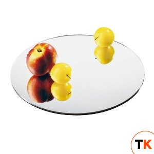 Поднос-подставка зеркальная d30,5см круглая, акрил 41876-30 - Paderno - 403541