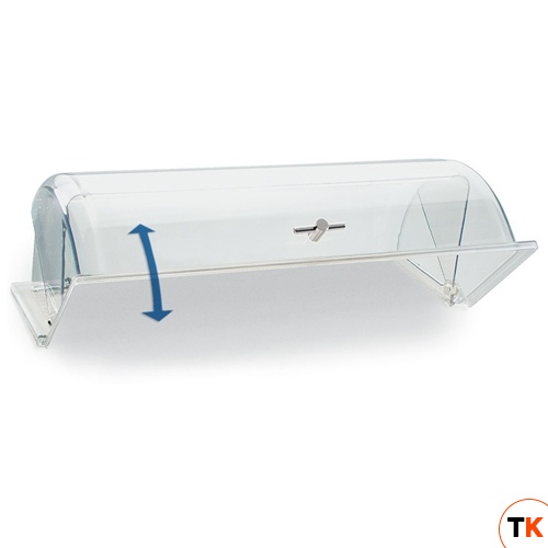 Крышка Roll-Top для корзины/подноса, GN1/1 (53х32,5см h17см), с хромированной ручкой, п/к 11010APS - APS - 361068