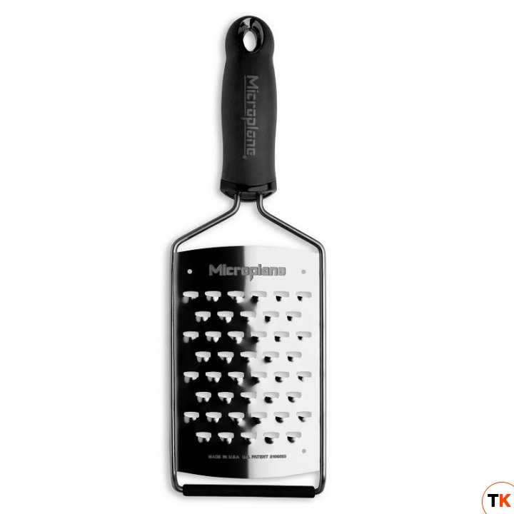 Терка Gourmet крупная ультра, нерж.сталь, ручка пластиковая, цвет черный 45011 - MICROPLANE - 368318
