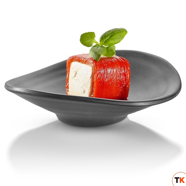 Набор емкостей для закусок Serveware 10,8х9,8см h2,8см, 12шт., меламин, цвет черный MEL007 - ROSSETO - 362641