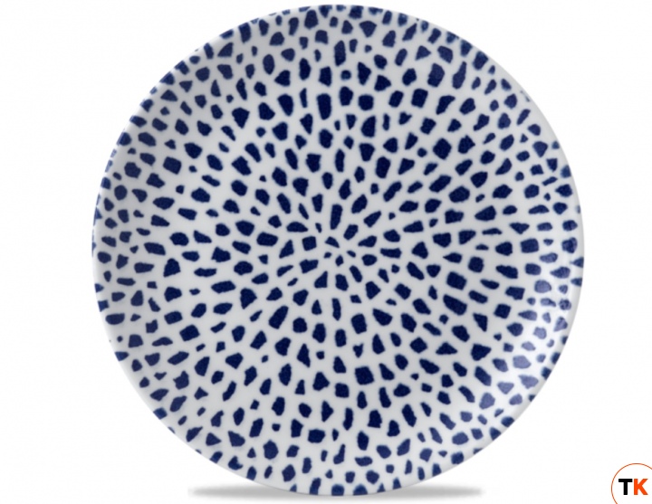 Тарелка мелкая 26см Terrazzo Blue TZBLEV101 - Dudson - 400498