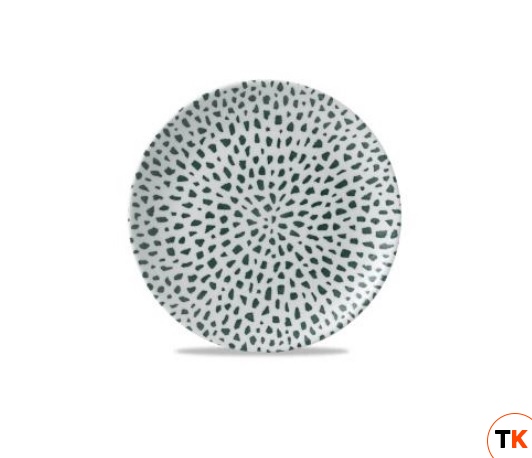 Тарелка мелкая 28.8см Terrazzo Green  TZGREV111 - Dudson - 400497