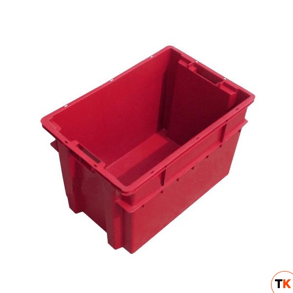 Ящик мясной №4 600х400х400мм, объем 80л, п/э, цвет синий Mk4 600.400.400-00.60 - Агропак - 370985