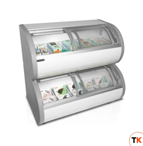 ВИТРИНА МОРОЗИЛЬНАЯ ДВУХУРОВНЕВАЯ TEFCOLD TD500 - Tefcold - 407106
