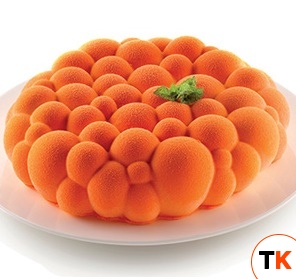 Форма силиконовая ПУЗЫРЬКИ серая d220 мм, h55мм, 1600 мл BOLLE - SILIKOMART - 376743