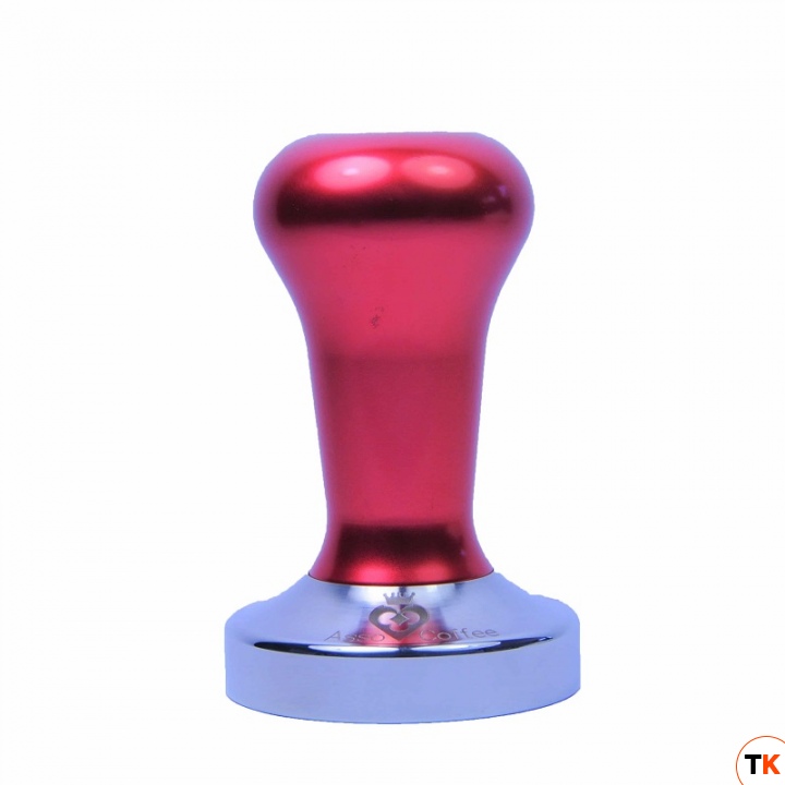 Темпер д/кофе d58мм «Ergo», цвет Red, нерж. сталь 1241104_1101580 - Asso Coffee - 368308