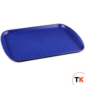 Поднос пласт. 35х45см, синий, АБС-пластик - RESTOLA - 404337