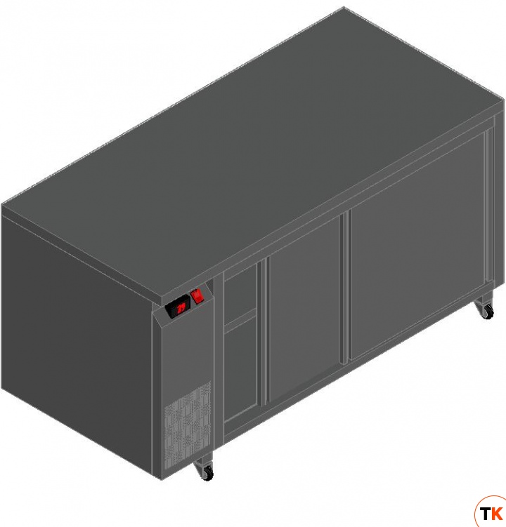 СТОЛ С ТЕПЛОВЫМ ШКАФОМ HICOLD TS T 15 GN O М - Hicold - 198799