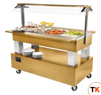 САЛАТ-БАР ROLLER GRILL SB 40 M СВЕТЛЫЙ ДУБ - Roller Grill - 409370