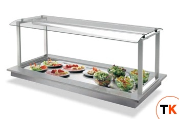 ПРИЛАВОК ХОЛОД. ENOFRIGO DOGE ISOLA V-CURVO SVT FISSA RF 1400 ВСТР. - Enofrigo - 409718