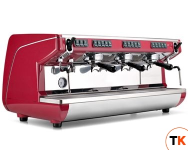 КОФЕМАШИНА APPIA LIFE 3GR V/ КРАСНЫЙ+ЭКОНОМАЙЗЕР+ВЫСОКАЯ ГРУППА 1Ф 211517 - Nuova Simonelli - 410163